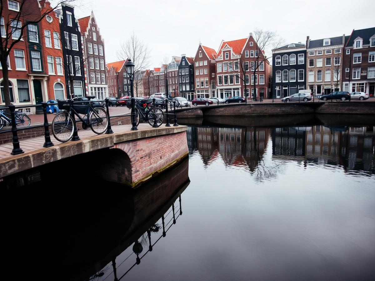 Amsterdam at bike speed, canal belt to Noord